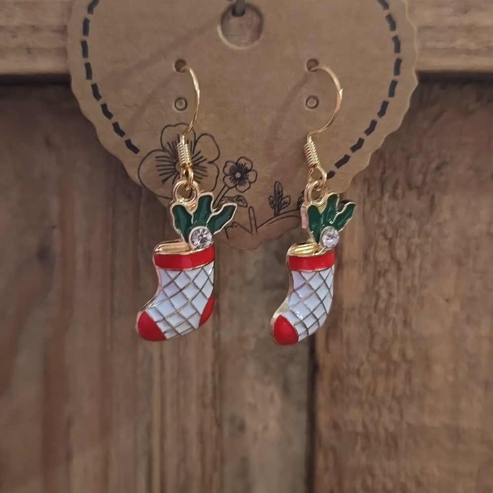 Christmas Stocking Earrings